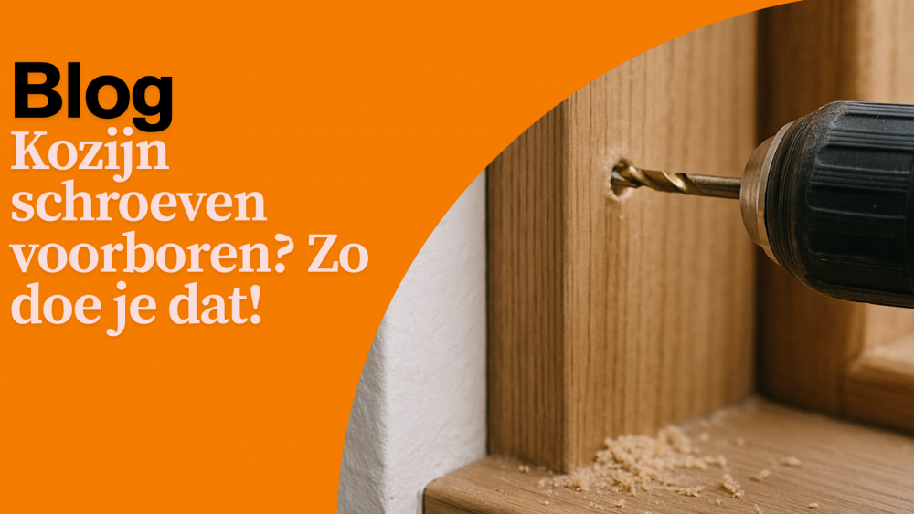 Kozijn schroeven voorboren