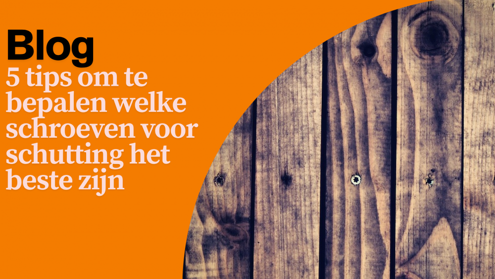 Schroeven voor schutting