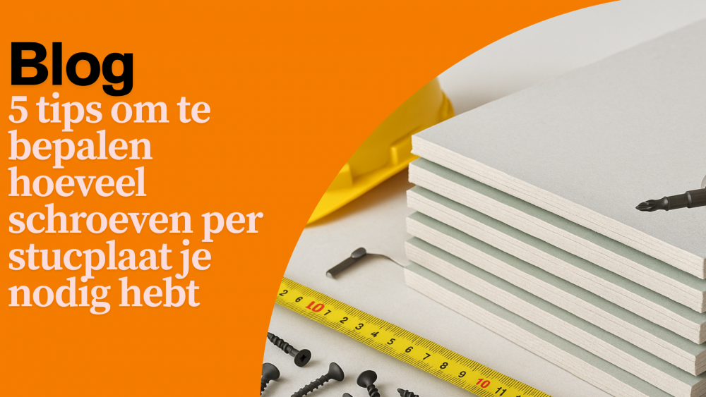 Schroeven per stucplaat