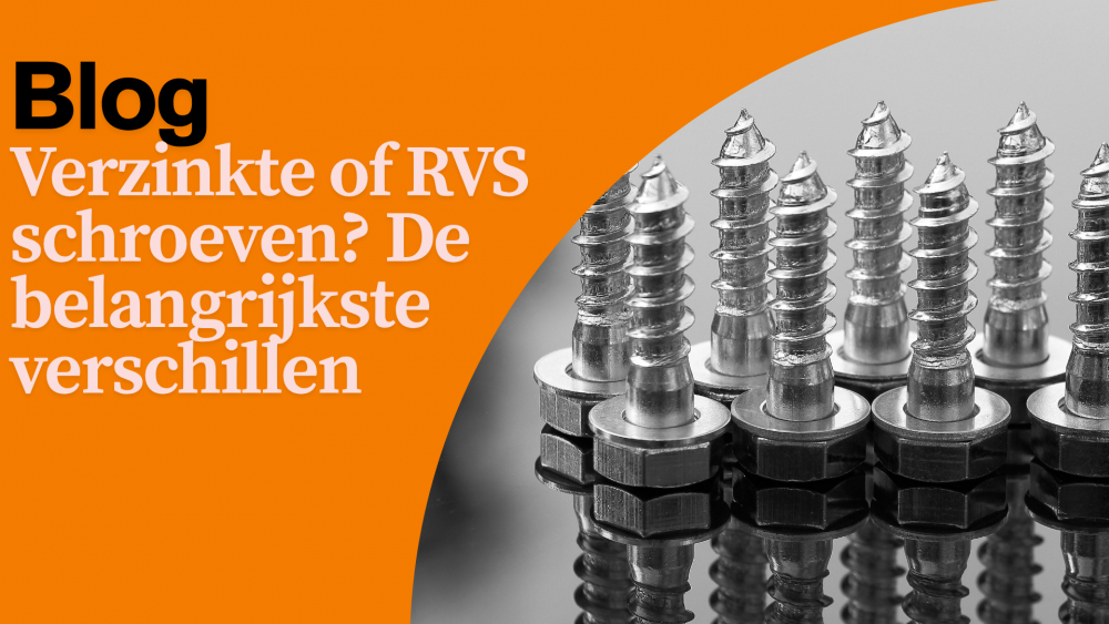 Verzinkte of RVS schroeven
