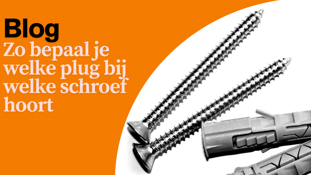 Welke plug bij welke schroef