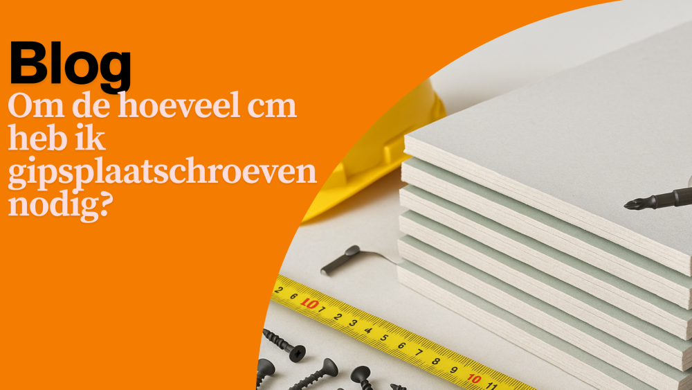 Gipsplaatschroef per cm