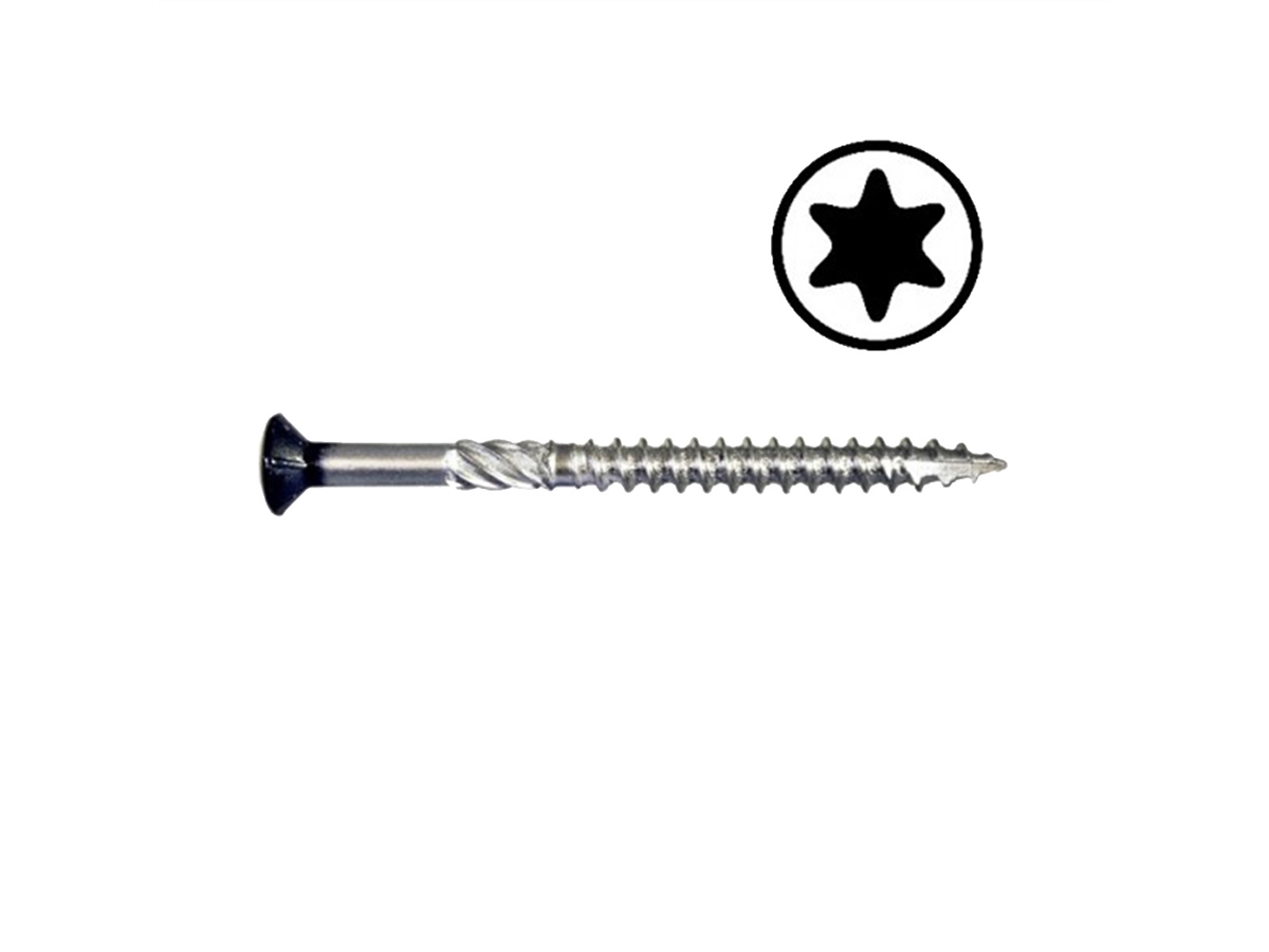 RVS potdekselschroef