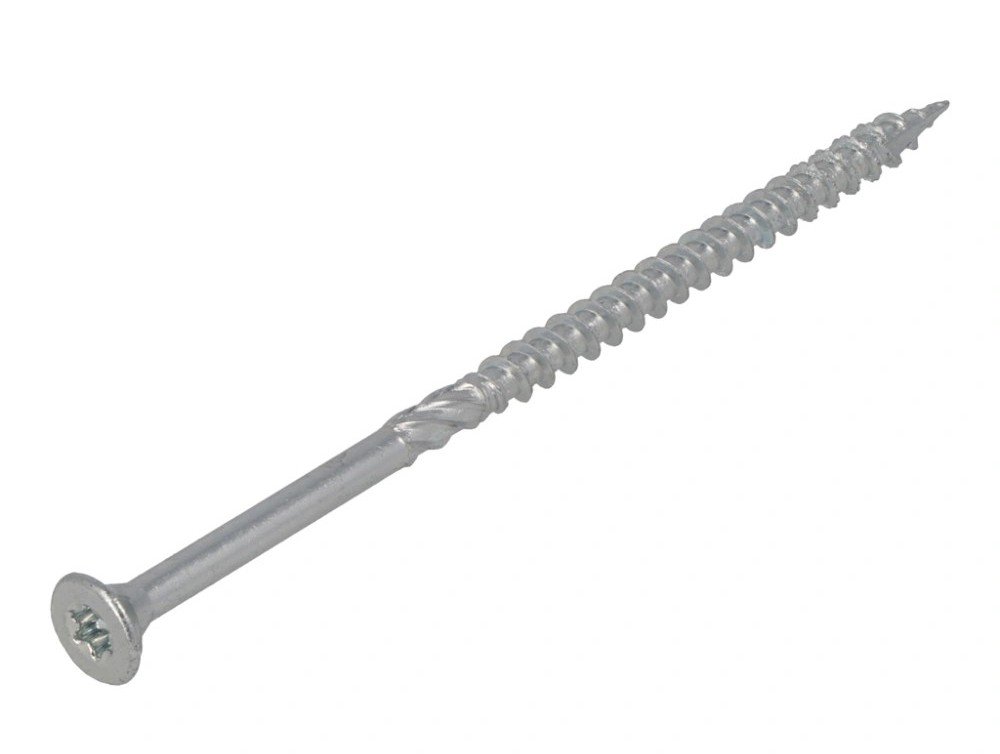 Proftec spaanplaatschroef, verzinkt, Deeldraad, Torx 30, 6.0x110/55mm (100 stuks)