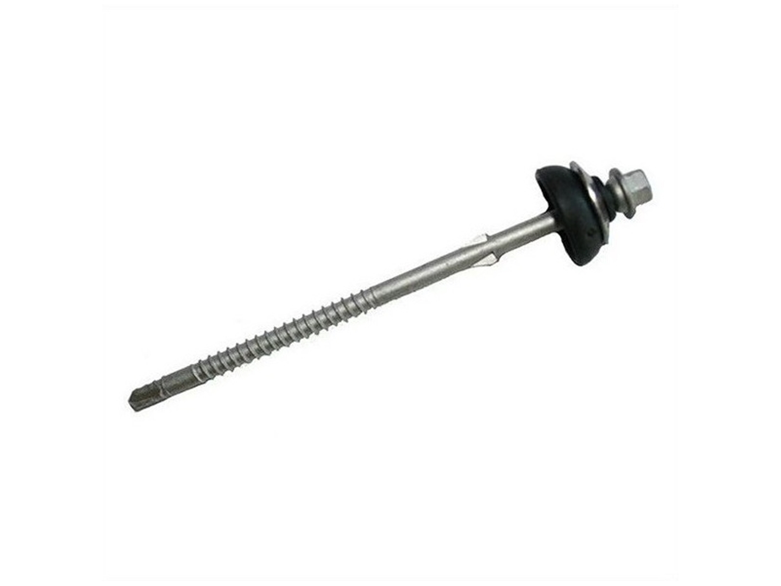 Zelfborende RVS golfplaatschroef (dakbout) 7x130mm (100 stuks)
