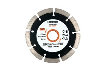 Perfectmate diamantzaagblad, S-construct, 125mm (los)