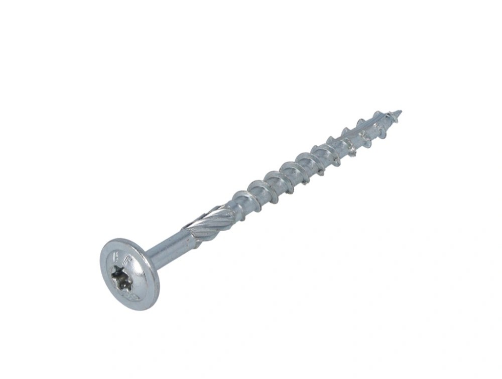 Proftec tellerkopschroef, verzinkt, Deeldraad, Torx 40, 8.0x320/80mm (50 stuks)